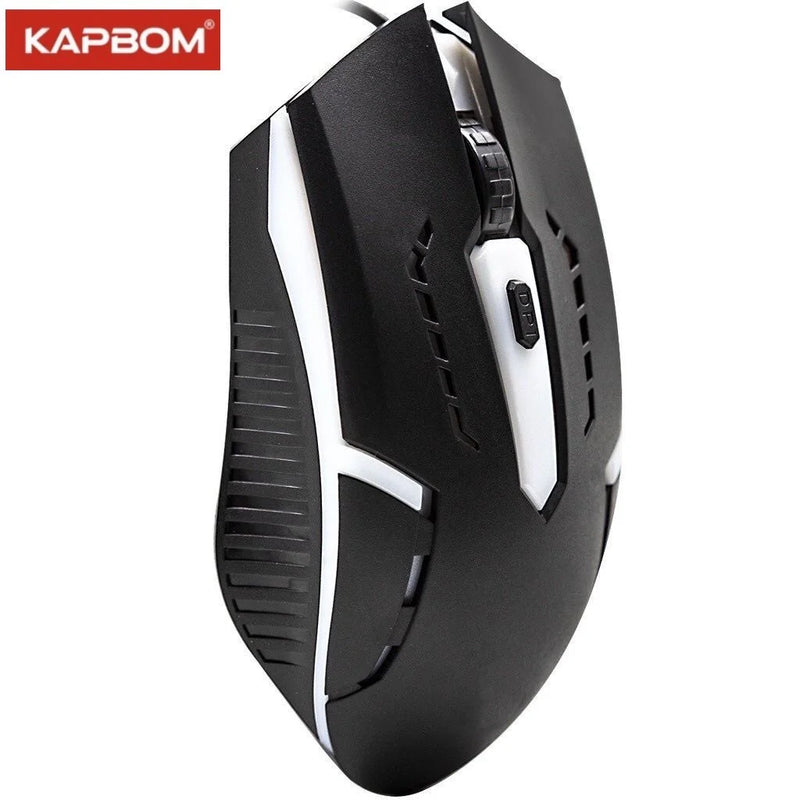 Mouse Gamer Usb 3200Dpi Led RGB Ajustável Com Fio KAPBOM KA-609