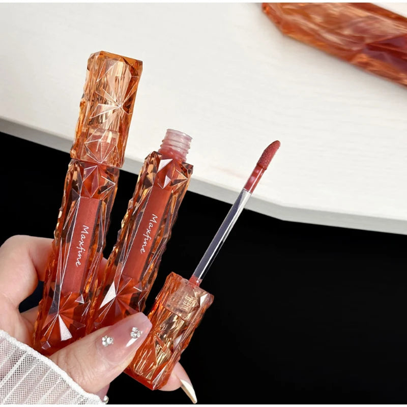 Natural Jelly Lip Gloss Batom Líquido, Hidratante, Fácil Halo-tingimento, Esmalte Impermeável, Não é fácil de tirar, Maquiagem