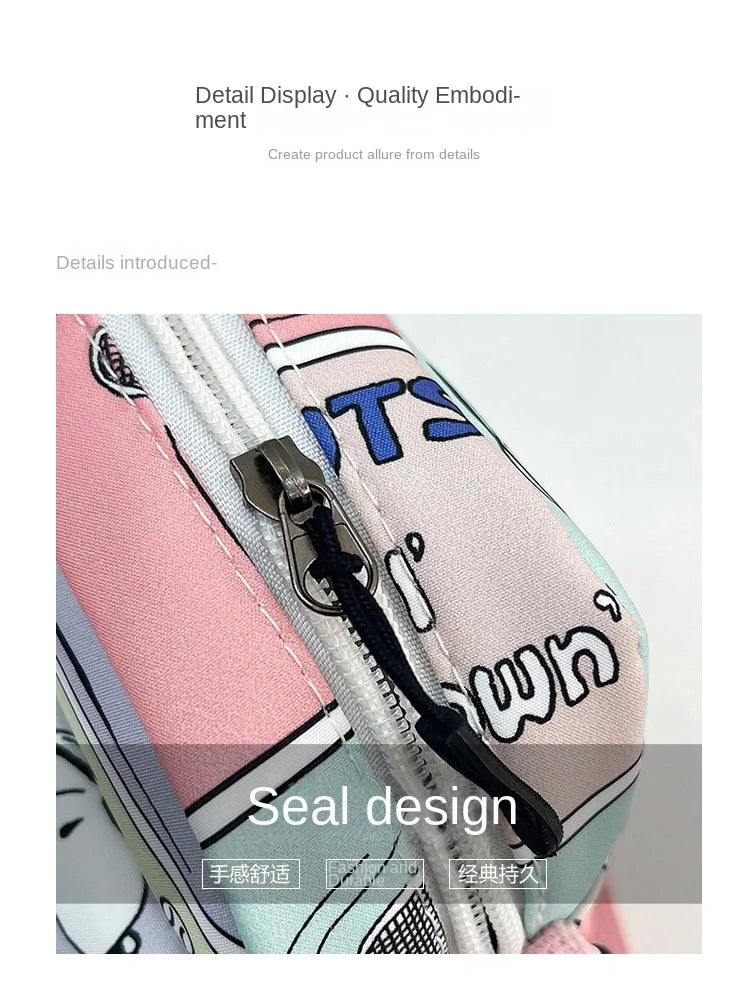 Bolsa crossbody dos desenhos animados para mulheres, bolsas crossbody criativas, bolsas diagonais de ombro nevado, novo, 2020, 2024