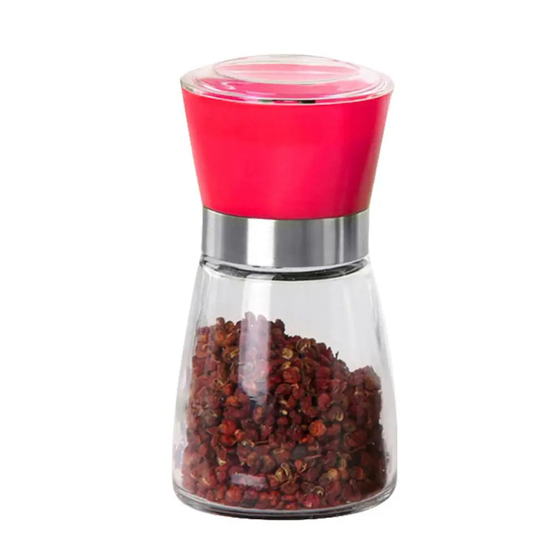 Sal portátil e pimenta moedor garrafa, tempero jar, titular do recipiente, utensílios de cozinha, cozinha
