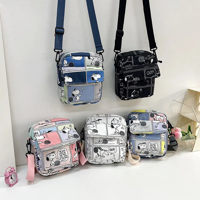 Bolsa crossbody dos desenhos animados para mulheres, bolsas crossbody criativas, bolsas diagonais de ombro nevado, novo, 2020, 2024