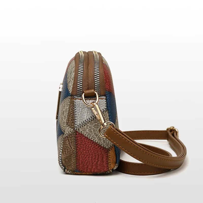 Yogodlns nova bolsa de luxo feminina costura selvagem mensageiro sacos designer marca xadrez bolsa ombro feminino senhoras totes
