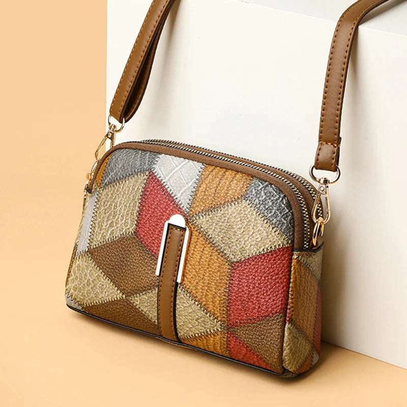 Yogodlns nova bolsa de luxo feminina costura selvagem mensageiro sacos designer marca xadrez bolsa ombro feminino senhoras totes
