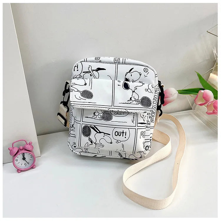 Bolsa crossbody dos desenhos animados para mulheres, bolsas crossbody criativas, bolsas diagonais de ombro nevado, novo, 2020, 2024