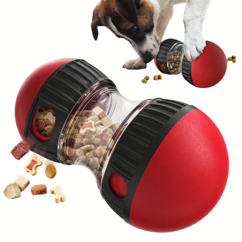 Brinquedo durável e interativo para cães, dispensador de guloseimas - quebra-cabeça de alimentação lenta para todas as raças, bola de mastigação para saúde bucal