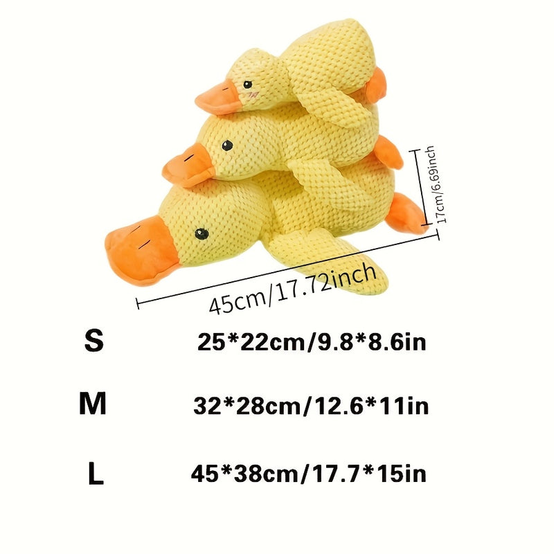 Brinquedo de pelúcia para cães com guinchos e cuidado suave, resistente a mordidas