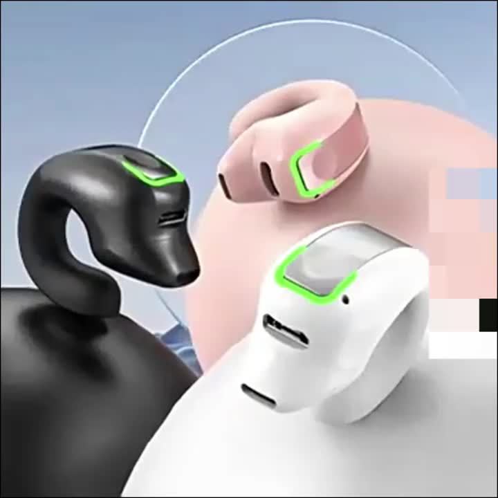 Fones de ouvido sem fio com Clipe de orelha aberto não intra auricular - Esportes Corrida Ciclismo