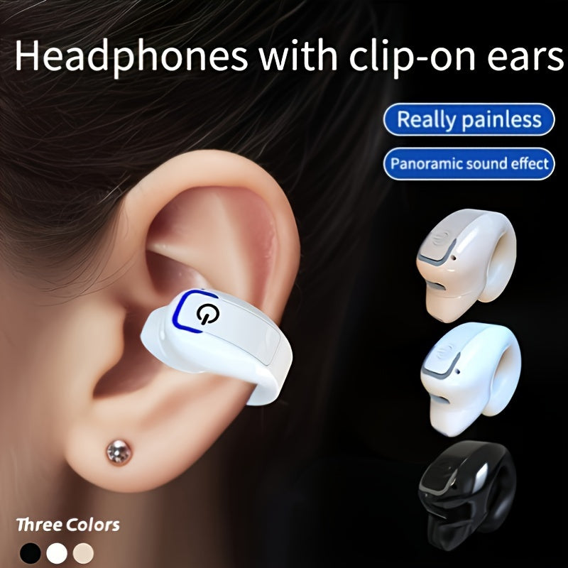 Fones de ouvido sem fio com Clipe de orelha aberto não intra auricular - Esportes Corrida Ciclismo