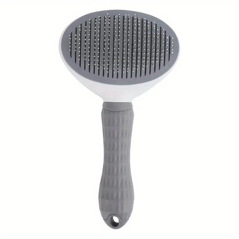 Remova pelos de animais de estimação sem esforço com a escova Slicker de um clique - perfeita para cães e gatos